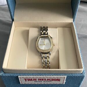 True Religion Women's Gold and Silver Watch